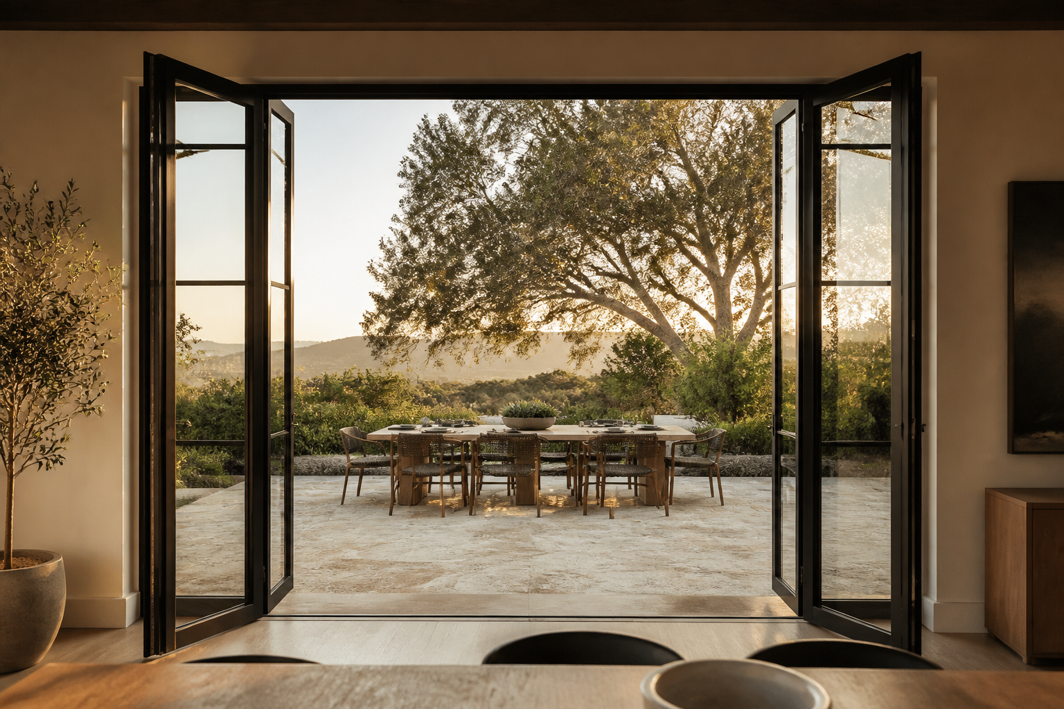 VLX 100 Double Swing / French Door in Los Angeles, CA | Juniper Windows & Doors - detail 6