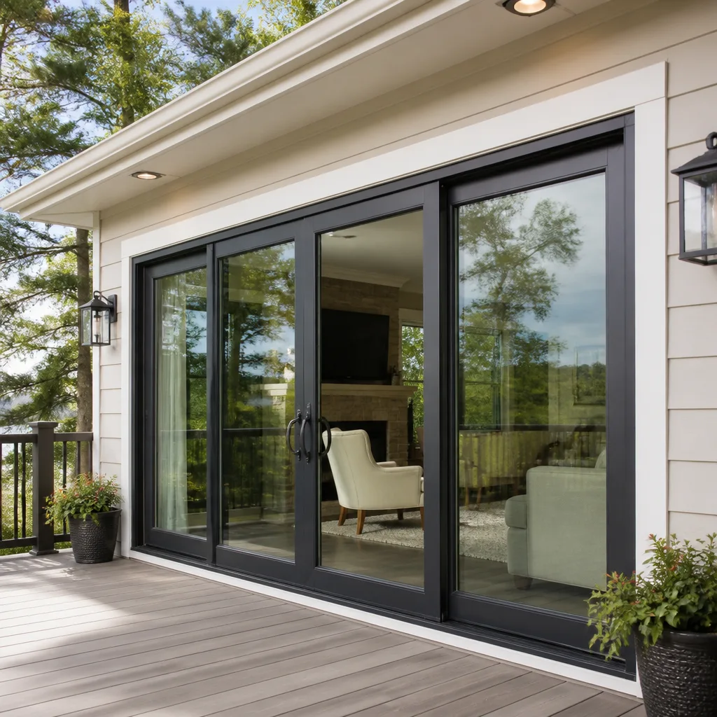 Sliding glass doors